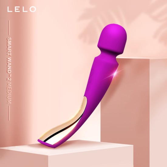 LELO SMART WAND 2 Medium 震動按摩棒（中號）深玫紅