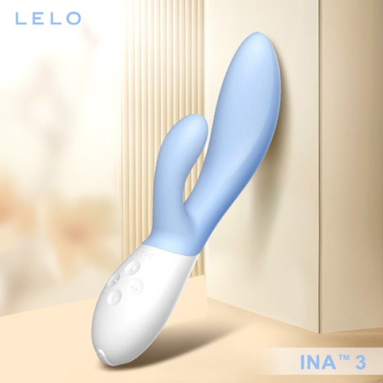 LELO INA 3 多功能雙震動按摩棒 水藍