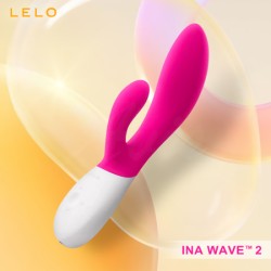 Lelo Ina Wave 2 多功能雙震動按摩棒 櫻桃紅