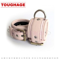 美國駭客Toughage-Cotton Lining Wrist Cuffs/ Locking Buckle棉襯手腕銬-粉紅