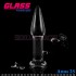 GLASS-勾魂肛塞-玻璃水晶後庭冰火棒(Anus 25)