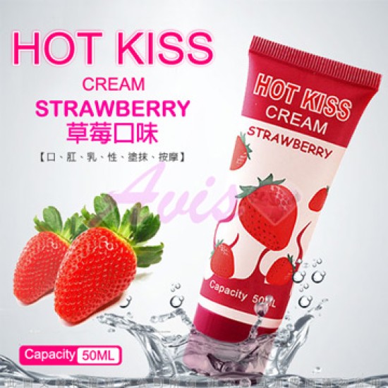 HOT KISS 草莓口味 激情潤滑液 50ml