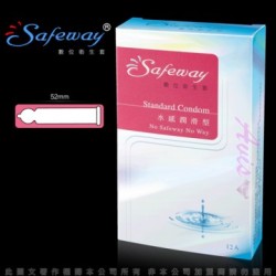 Safeway數位-水感滑潤型 保險套 12入