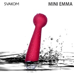 美國SVAKOM 迷你艾瑪 MINI EMMA 智能模式 震動AV棒 玫紅