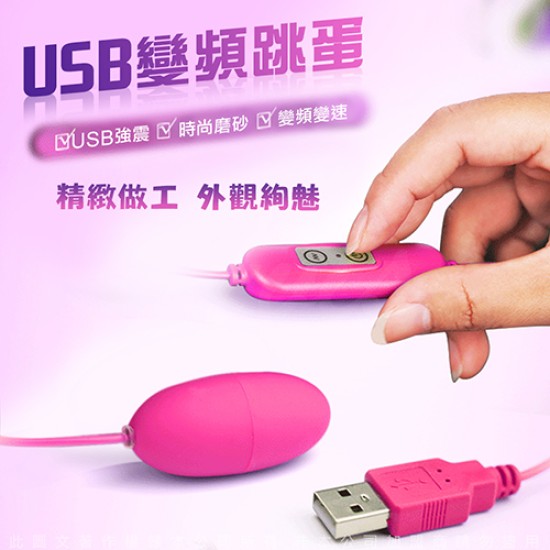 網愛族必備 USB 10段變頻 震動跳蛋 標準款 即插即用快感跳蛋