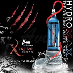 英國BATHMATE HYDROMAX X50 XTREME 大力士鍛鍊水幫浦終極訓練器 水藍 豪華極致款 HM-50-X-AB