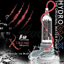 英國BATHMATE HYDROMAX X50 XTREME 大力士鍛鍊水幫浦終極訓練器 透明白 豪華極致款 HM-50-X-CC