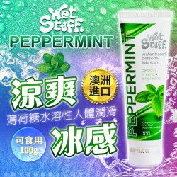 澳洲Wet Stuff PEPPERMINT 涼感 薄荷糖冰感水溶性潤滑液 100g