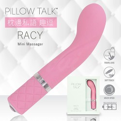 PILLOW TALK RACY 趣逗 施華水鑽 G點按摩棒-粉