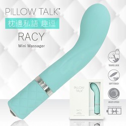 PILLOW TALK RACY 趣逗 施華水鑽 G點按摩棒-藍