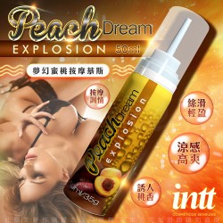 巴西Intt Peach Dream 夢幻蜜桃 爆裂感 按摩慕斯 50ml