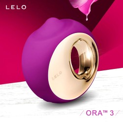 瑞典LELO-ORA 3 奧拉3代口愛按摩器 深玫紅