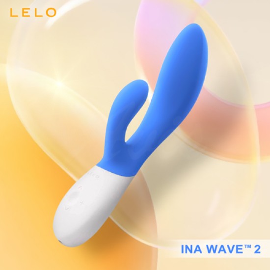 Lelo Ina Wave 2 多功能雙震動按摩棒 加州藍